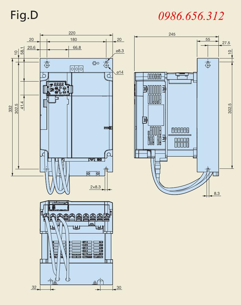 biến tần FRN0038F2E-4G