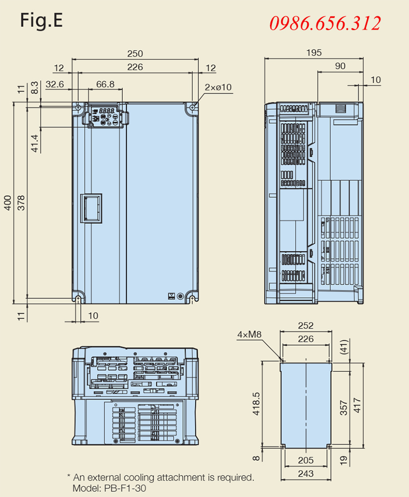 biến tần FRN0045F2E-4G