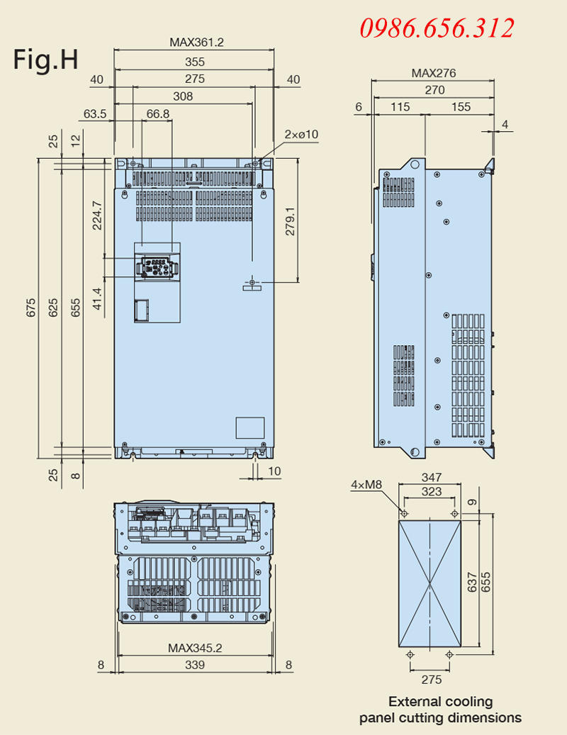 biến tần FRN0150F2E-4G