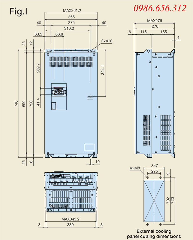 biến tần FRN0176F2E-4G