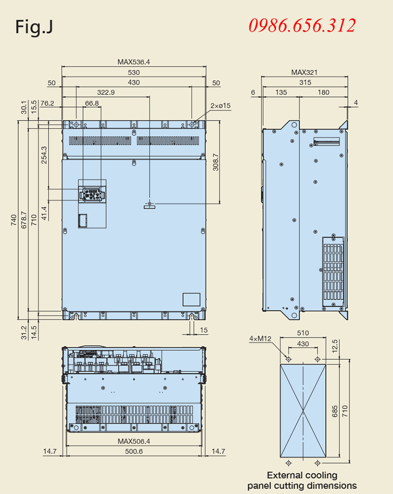 biến tần FRN0253F2E-4G