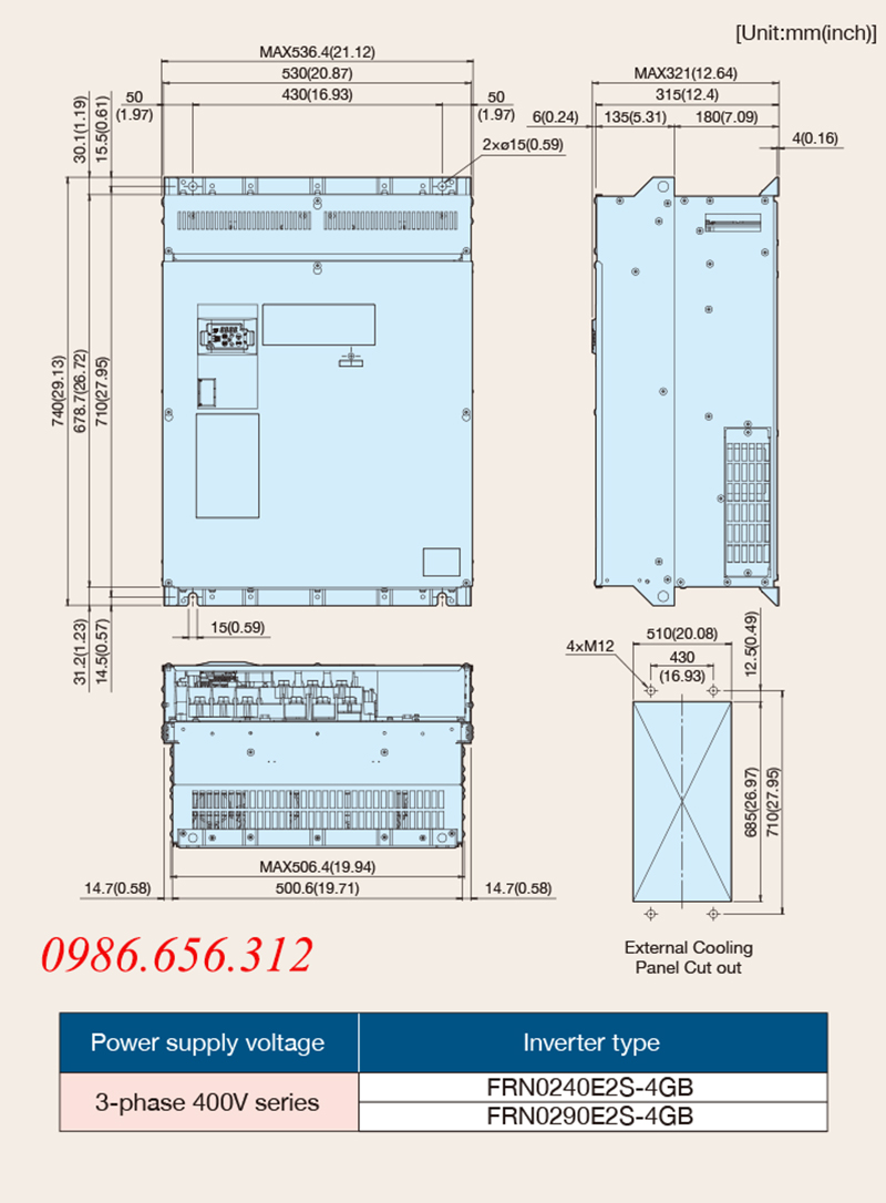 biến tần FRN0240E2S-4GB