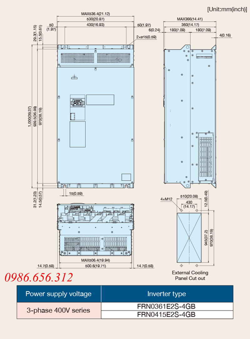 biến tần FRN0361E2S-4GB