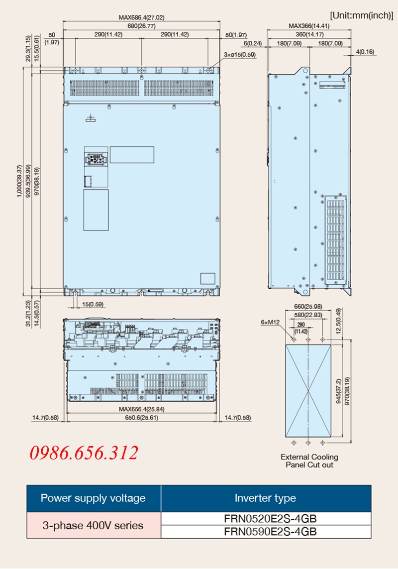 biến tần FRN0520E2S-4GB