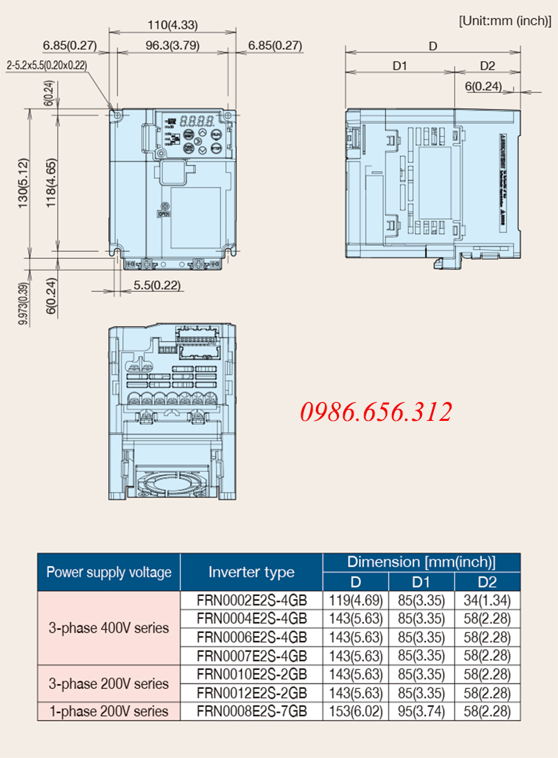 biến tần FRN0002E2S-4GB