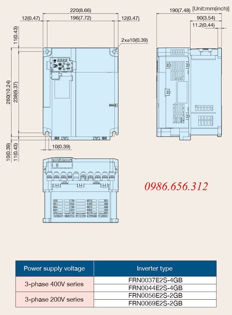 Biến tần FRN0044E2S-4GB