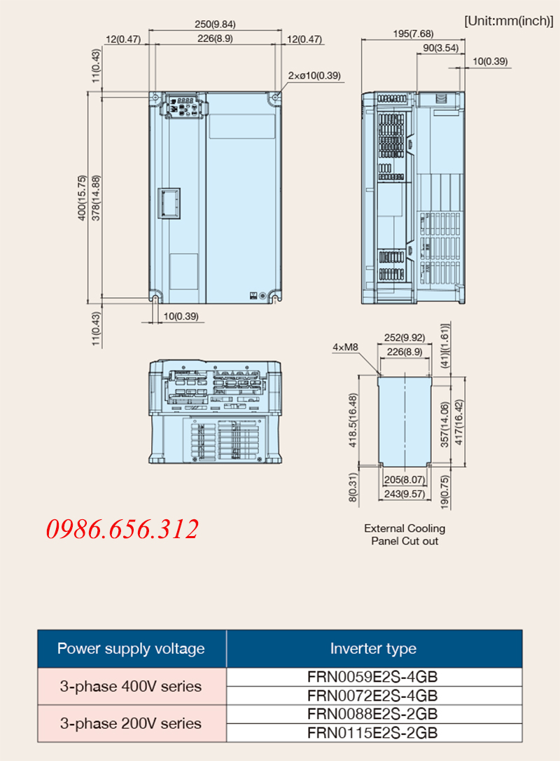 Biến tần FRN0059E2S-4GB