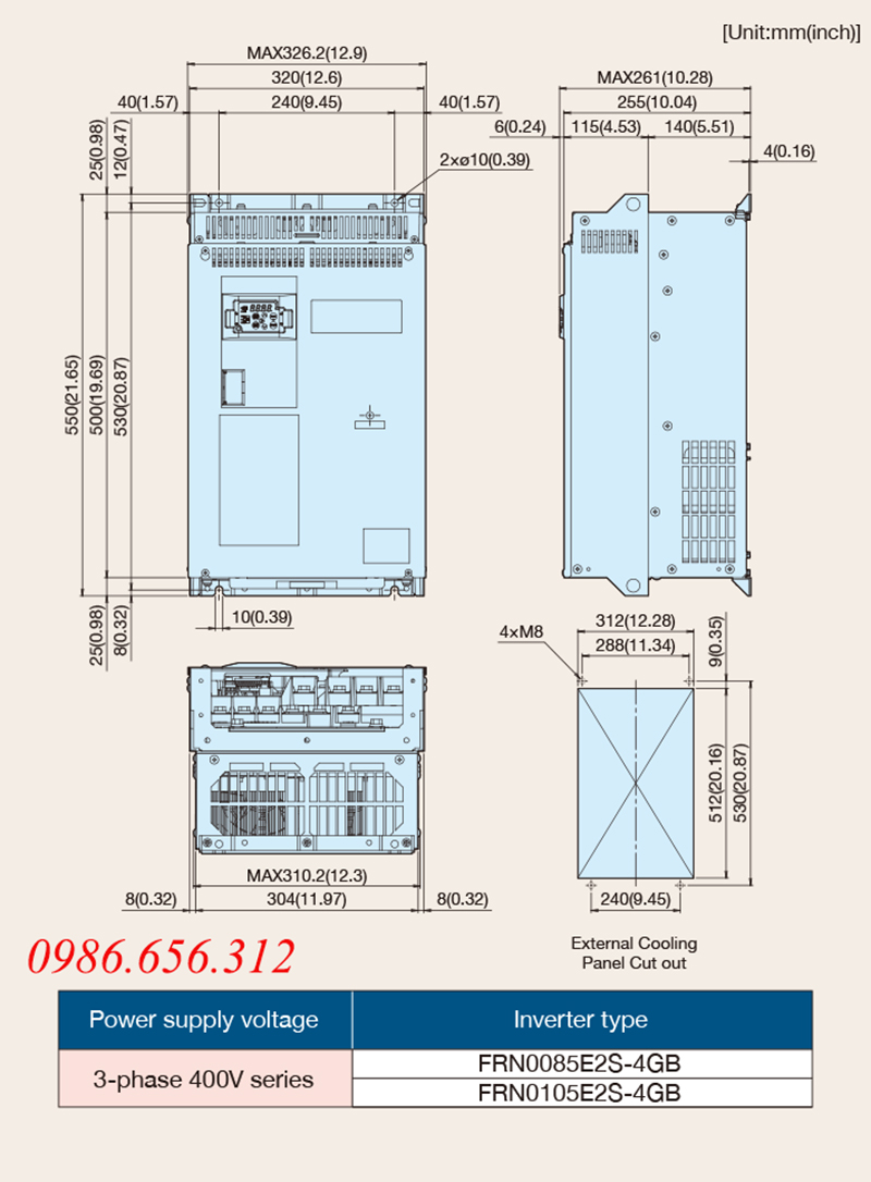 Biến tần FRN0085E2S-4GB