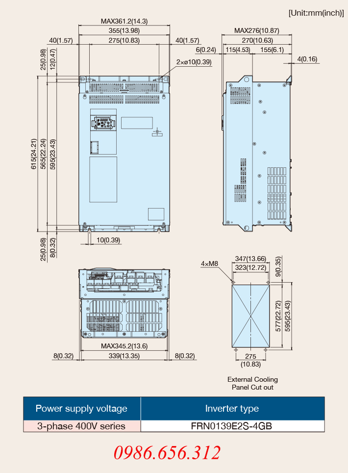 Biến tần FRN0139E2S-4GB