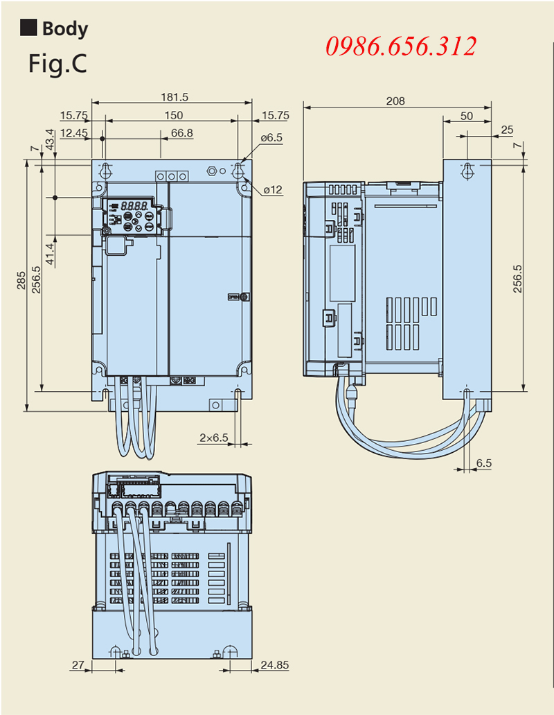 biến tần FRN0023F2E-4G