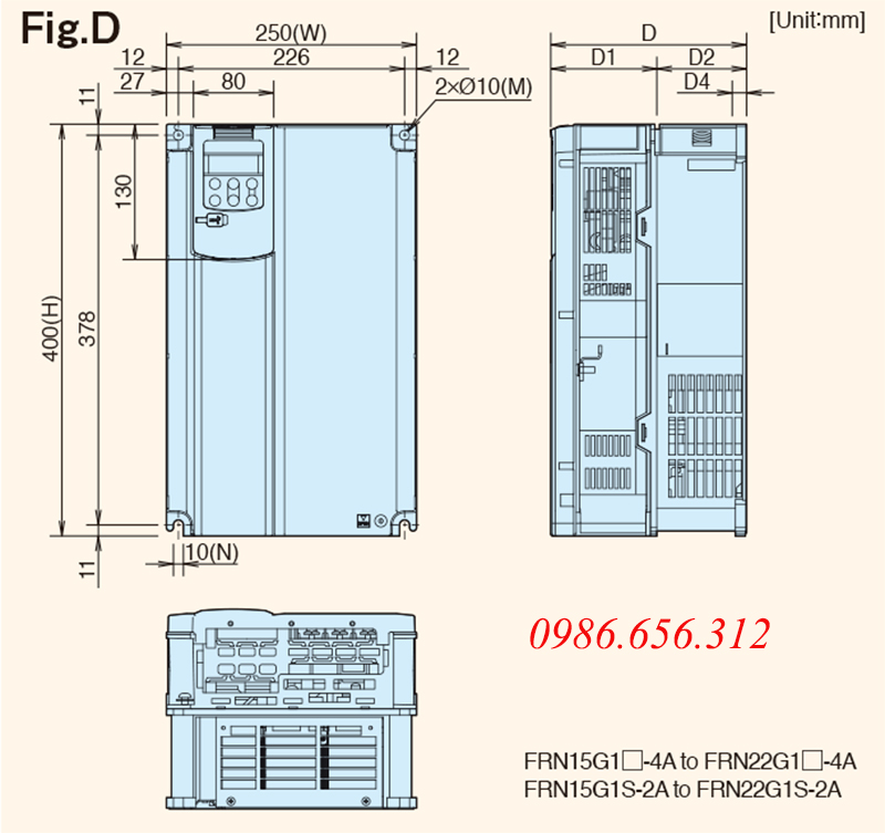 biến tần FRN22G1S-4A