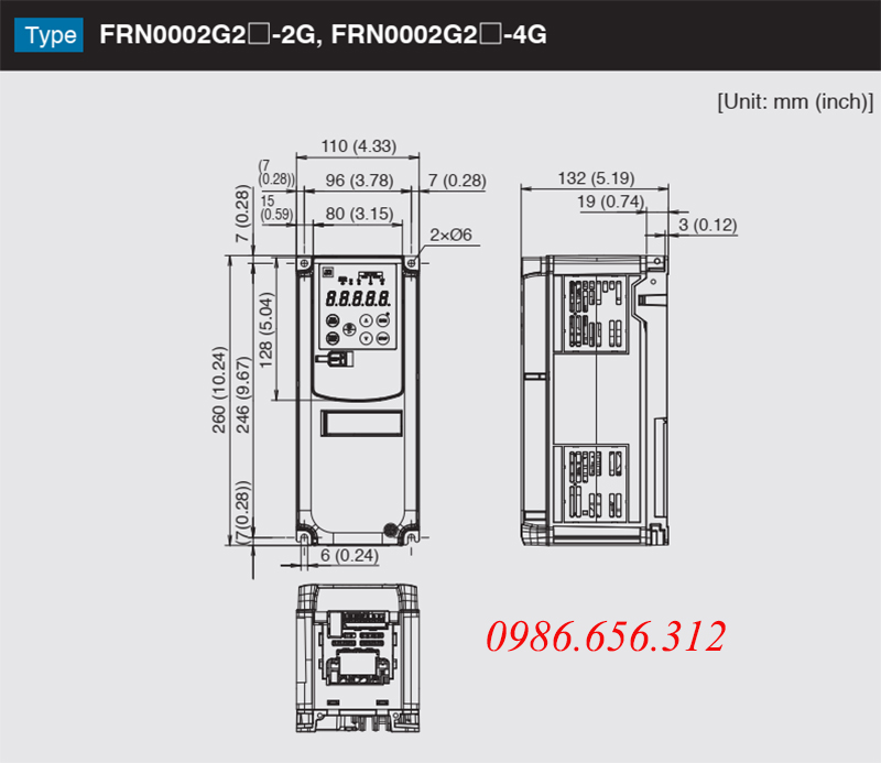 biến tần FRN0002G2S-4G