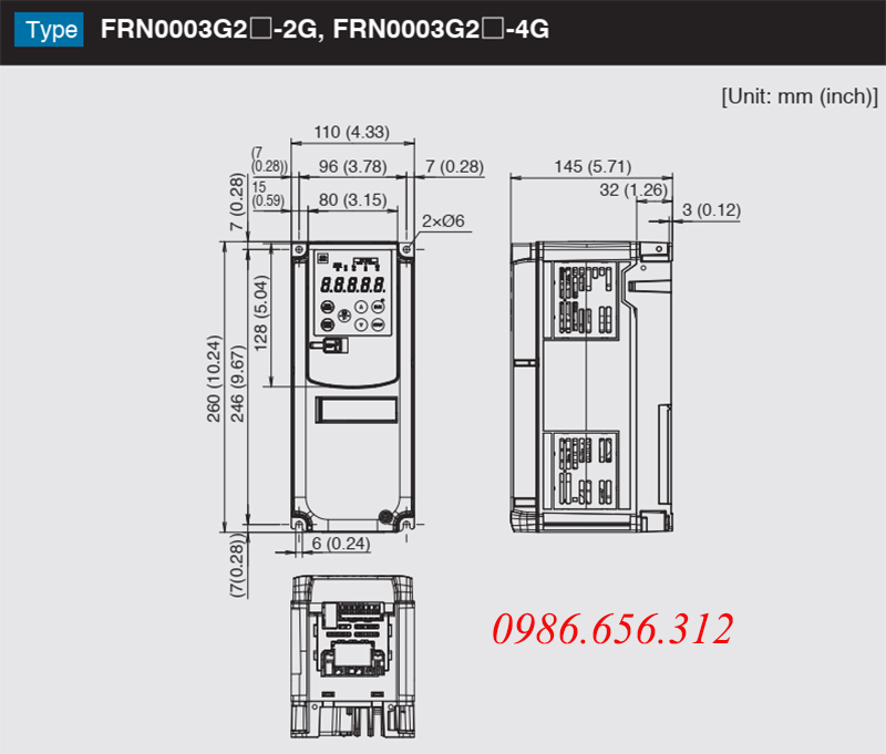 biến tần FRN0003G2S-4G