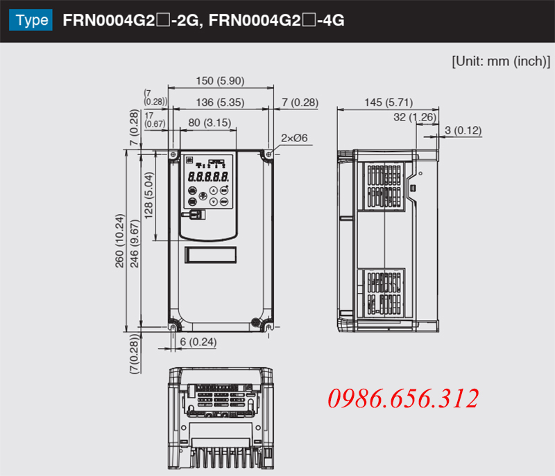 biến tần FRN0004G2S-4G