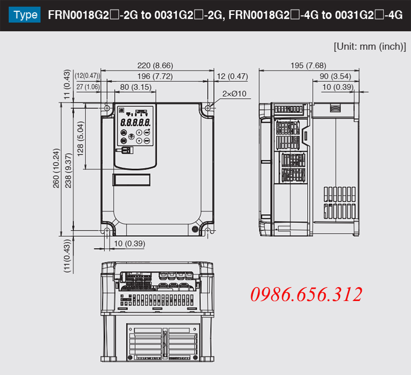 biến tần FRN0031G2S-4G