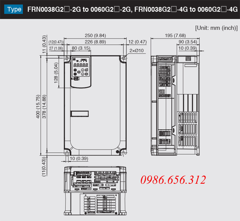 biến tần FRN0045G2S-4G