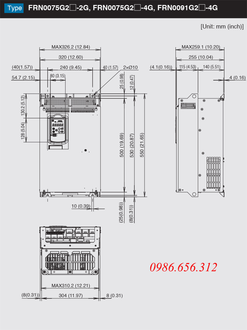 biến tần FRN0075G2S-4G