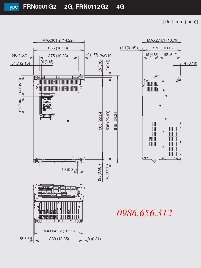 biến tần FRN0112G2S-4G