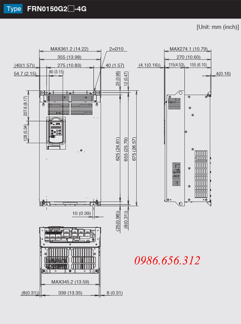 biến tần FRN0150G2S-4G