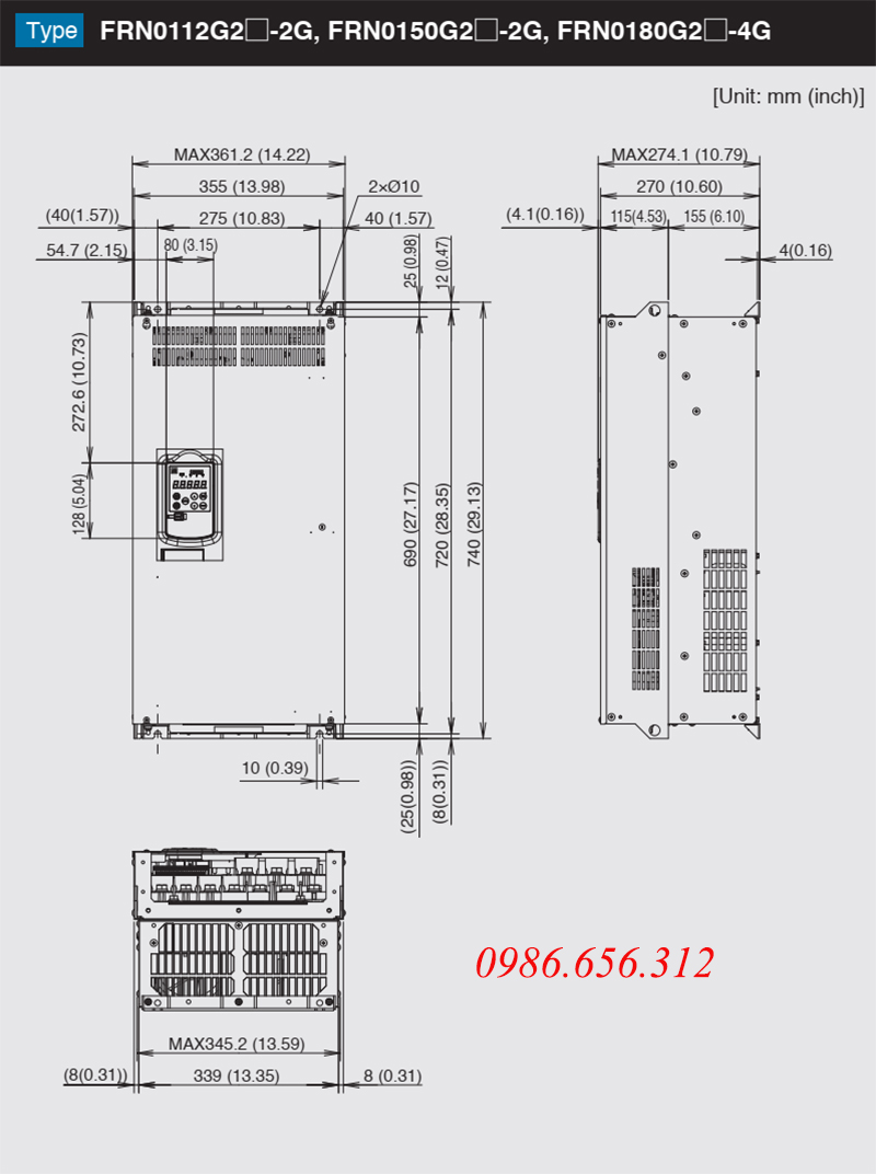 biến tần FRN0180G2S-4G