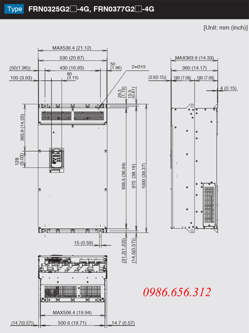 biến tần FRN0377G2S-4G