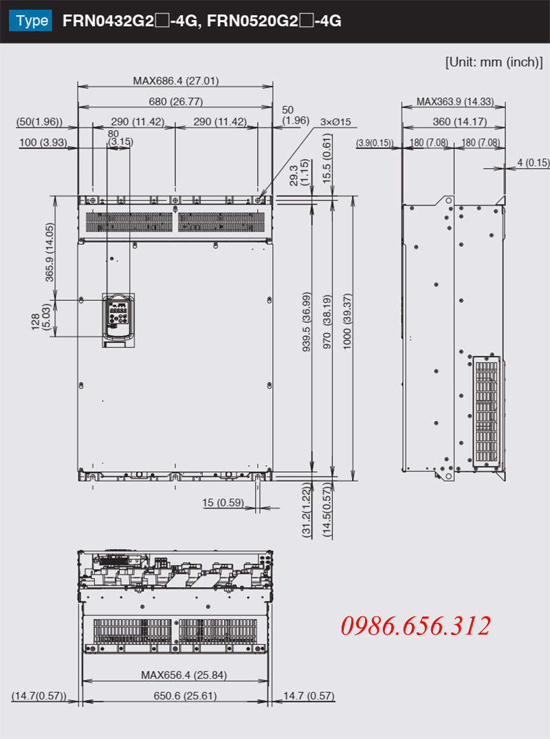 Biến tần FRN0432G2S-4G