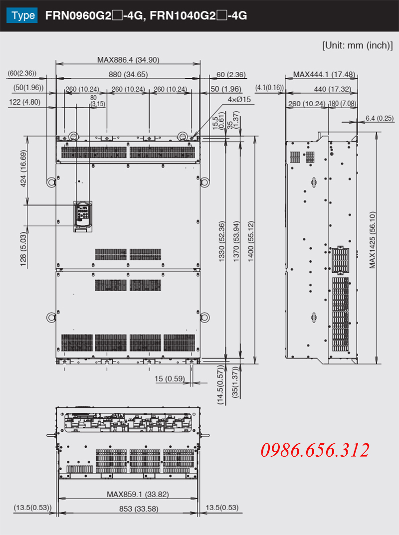 biến tần FRN1040G2S-4G