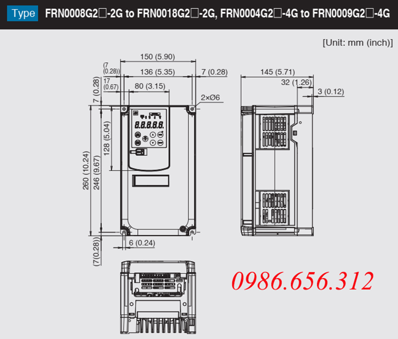 Biến tần FRN0009G2S-4G