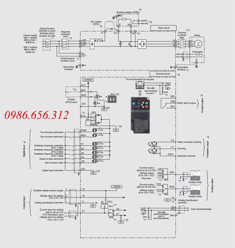 Biến tần FRN0072E3S-4G