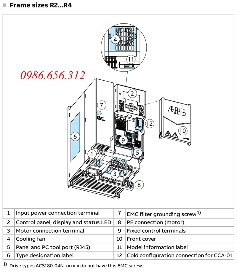 Biến tần ACS180-04S-038A-4