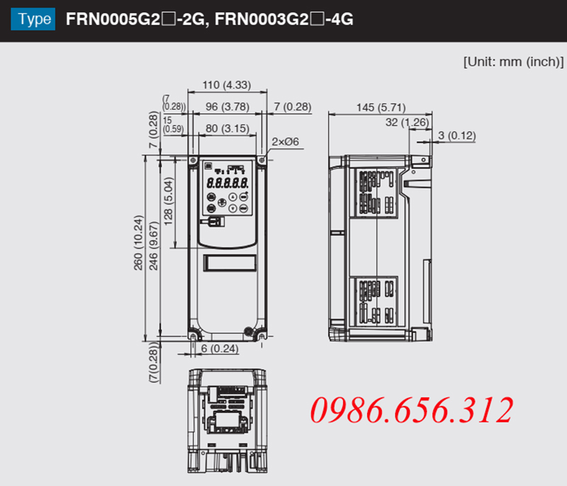 Biến tần FRN0003G2S-4G