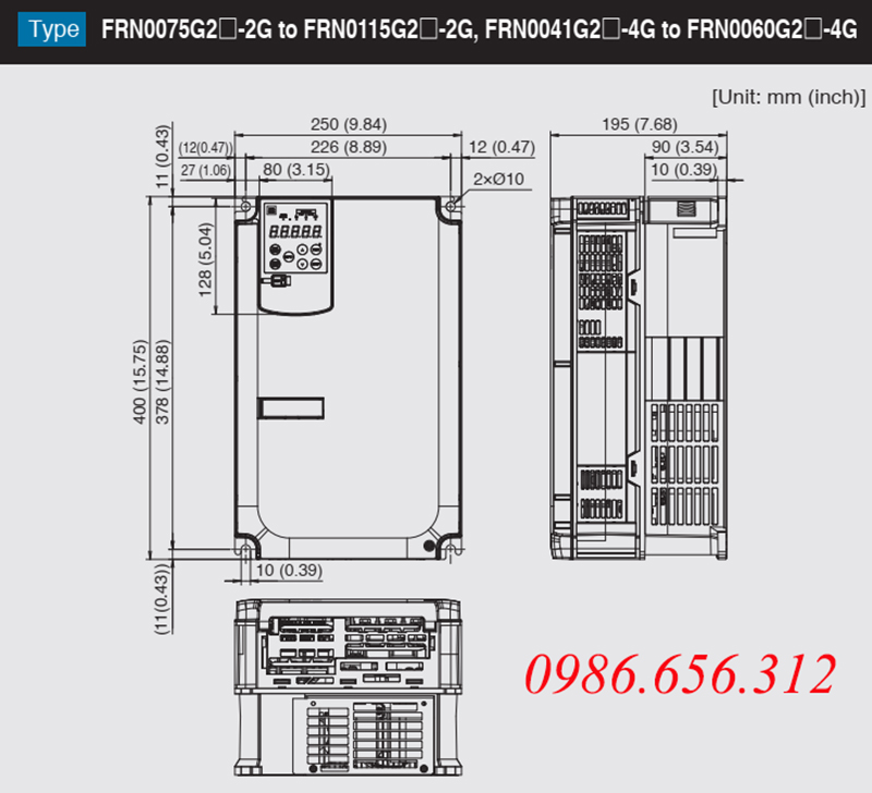 biến tần FRN0041G2S-4G