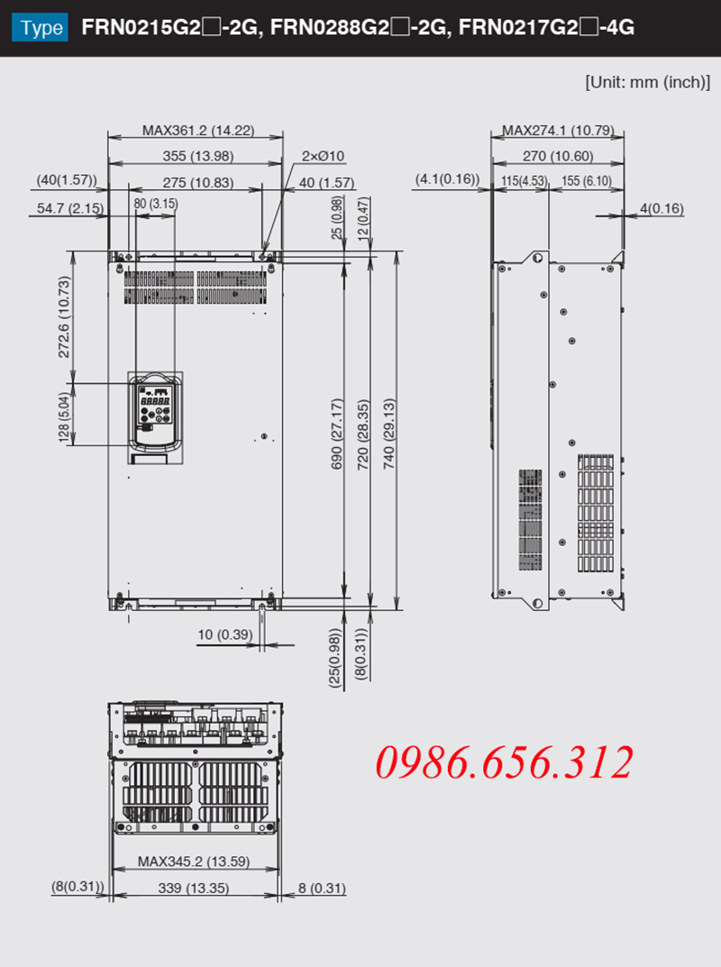 biến tần FRN0217G2S-4G