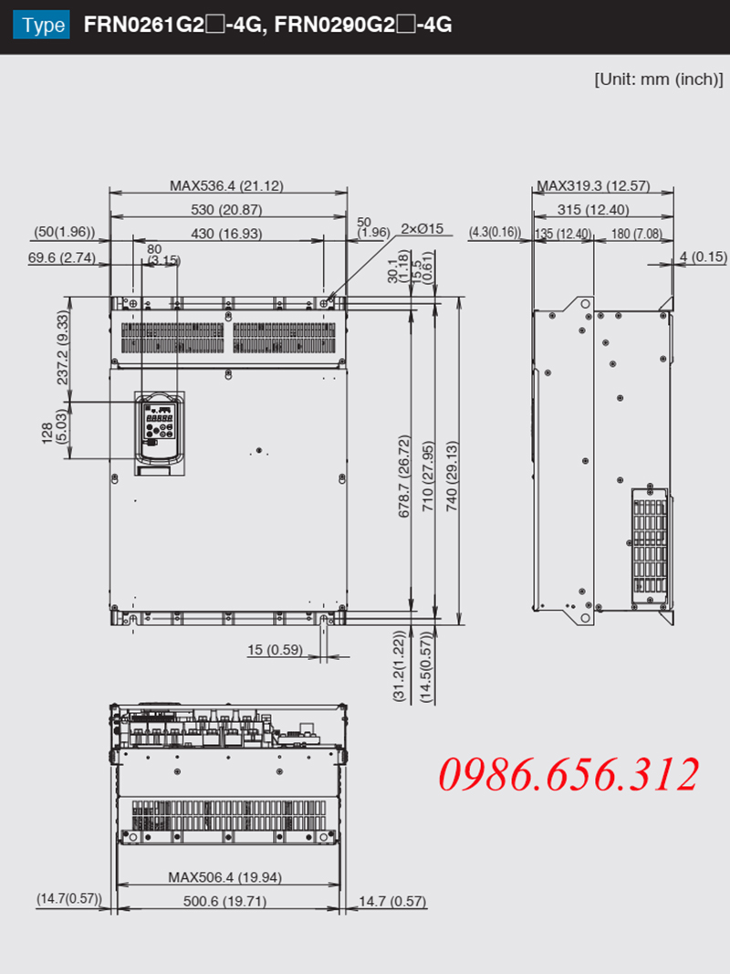 biến tần FRN0290G2S-4G
